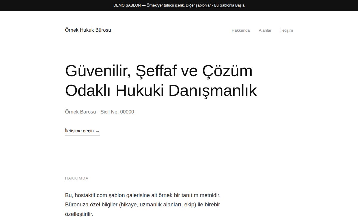 Minimalist Butik şablon önizlemesi